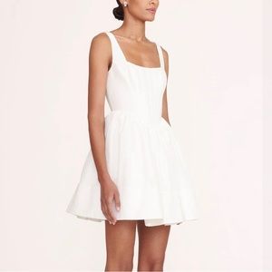 STAUD | Landscape Dress in White